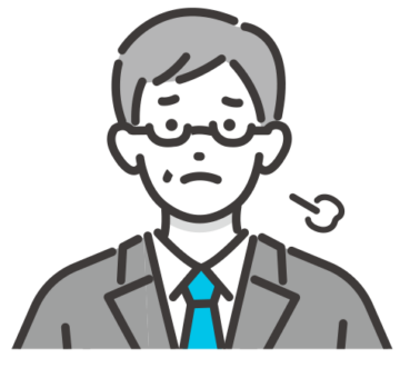 困った男性